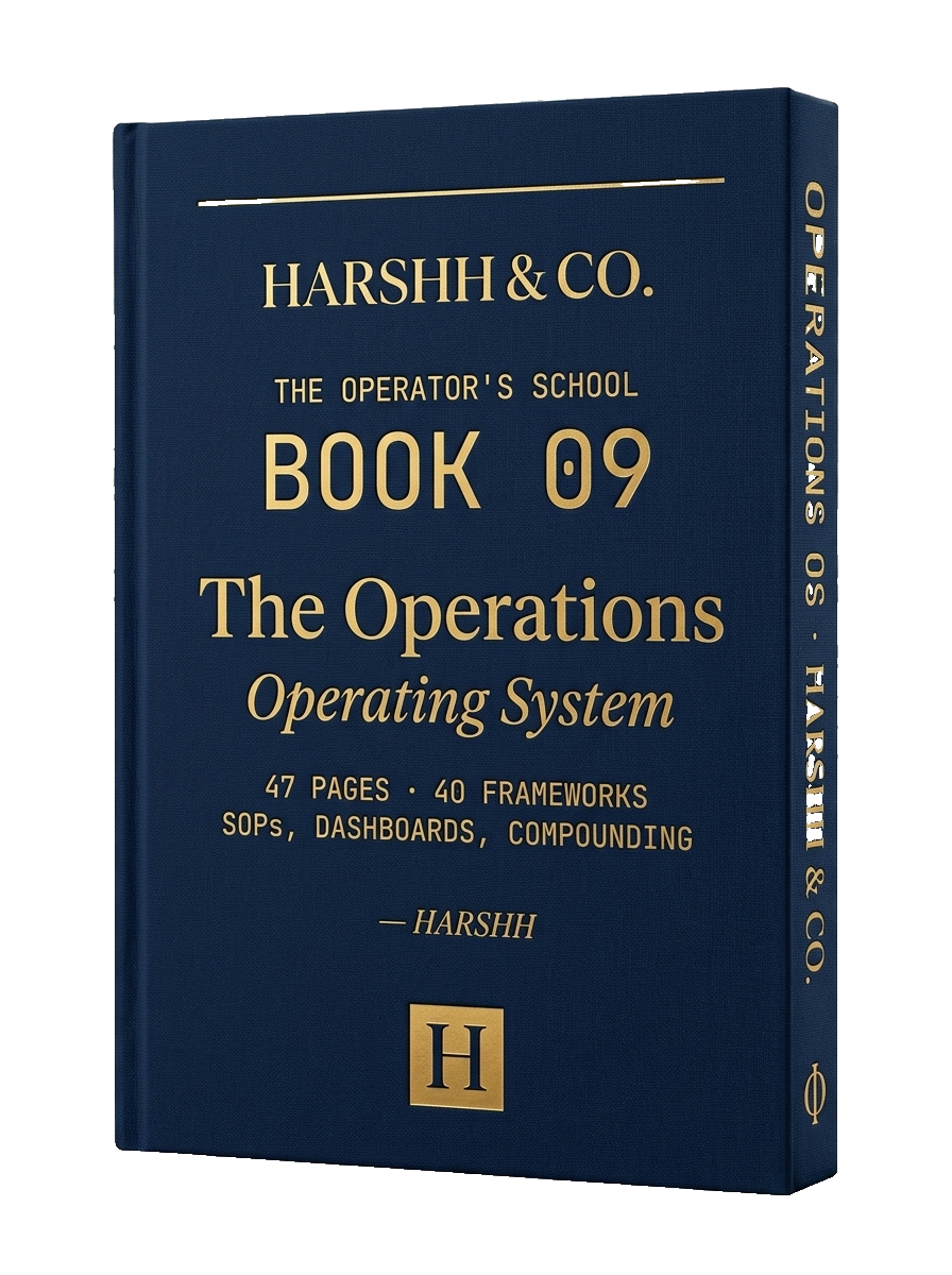Book 09 — The Operations OS