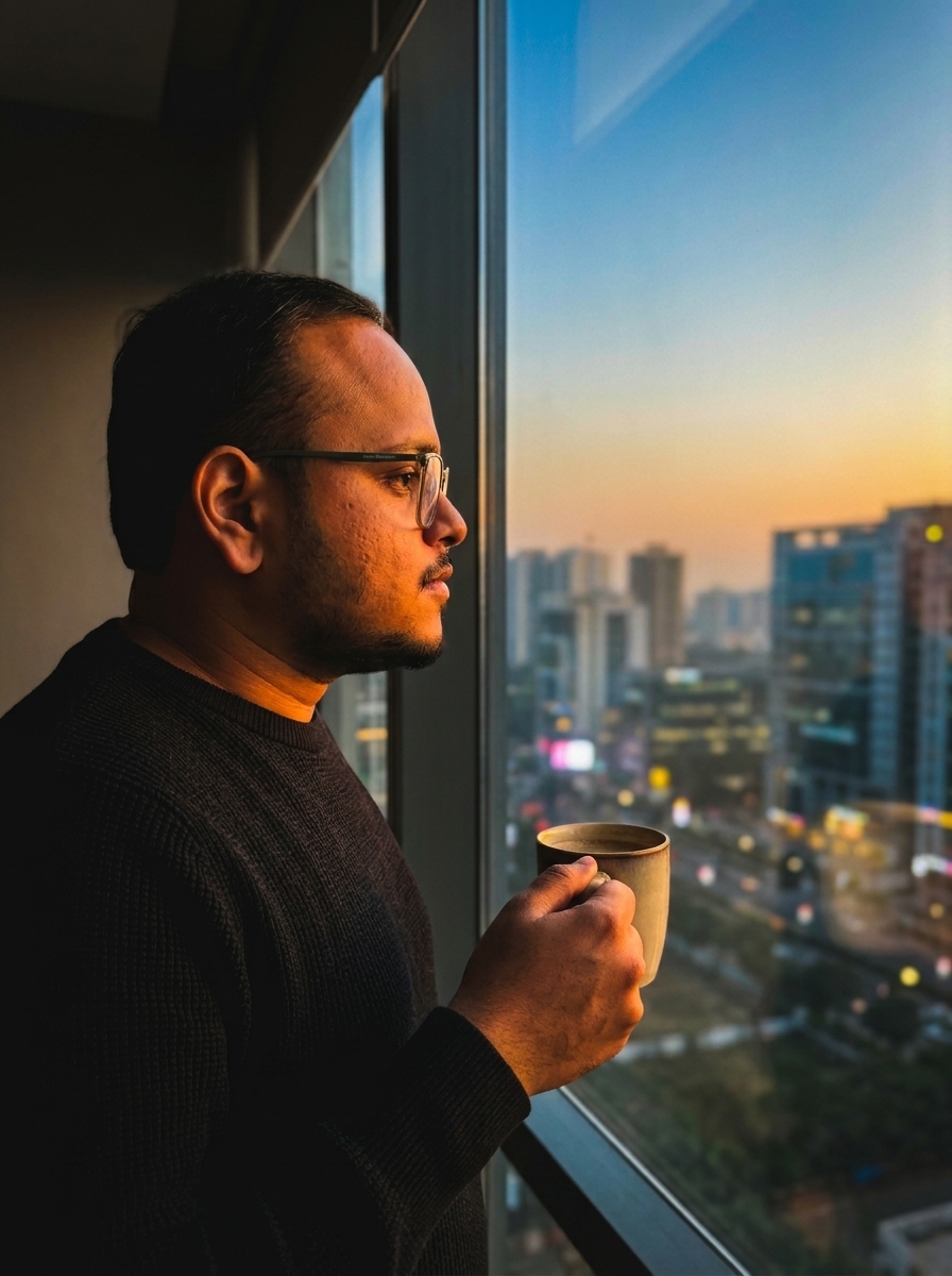 Harshh at the window